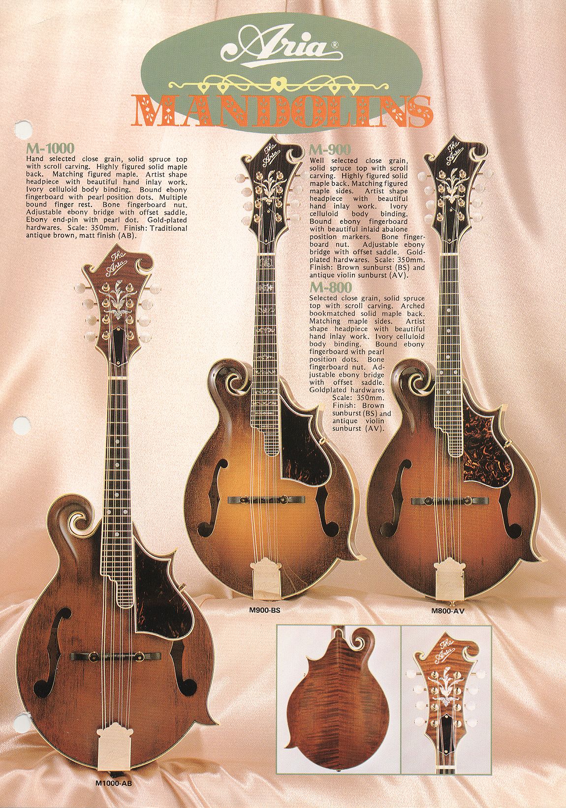 aria mandolins catalog 1